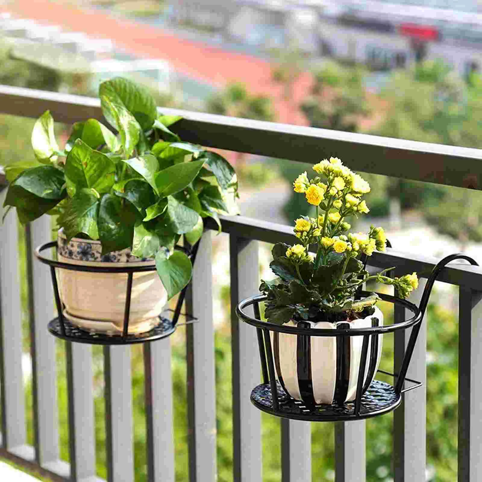 Bonsai Garden China - 2 Pcs Iron Flower Pot Stand