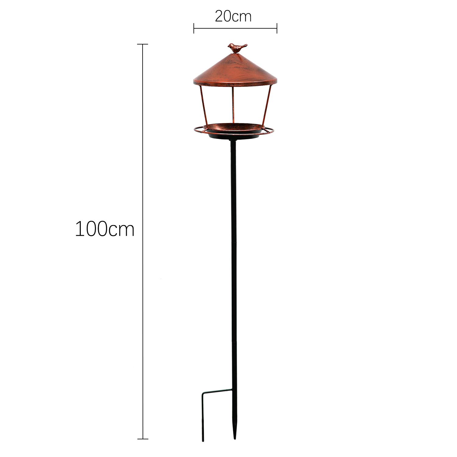 Bonsai Garden China - Sturdy Iron Ring Bird Bath for