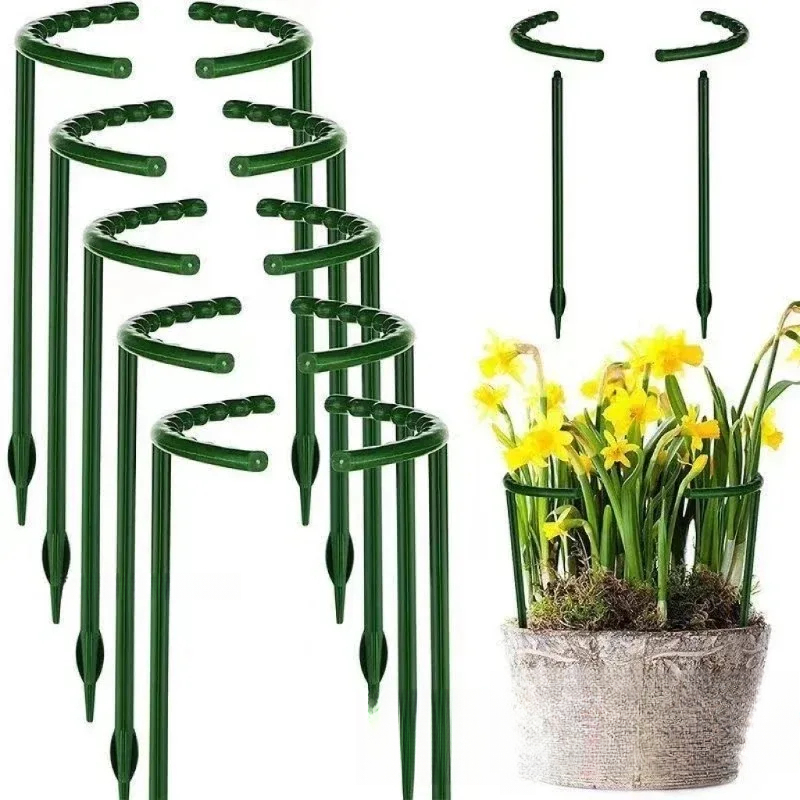 Bonsai Garden Stand - Plant Support Pile Garden Semicircle Flower