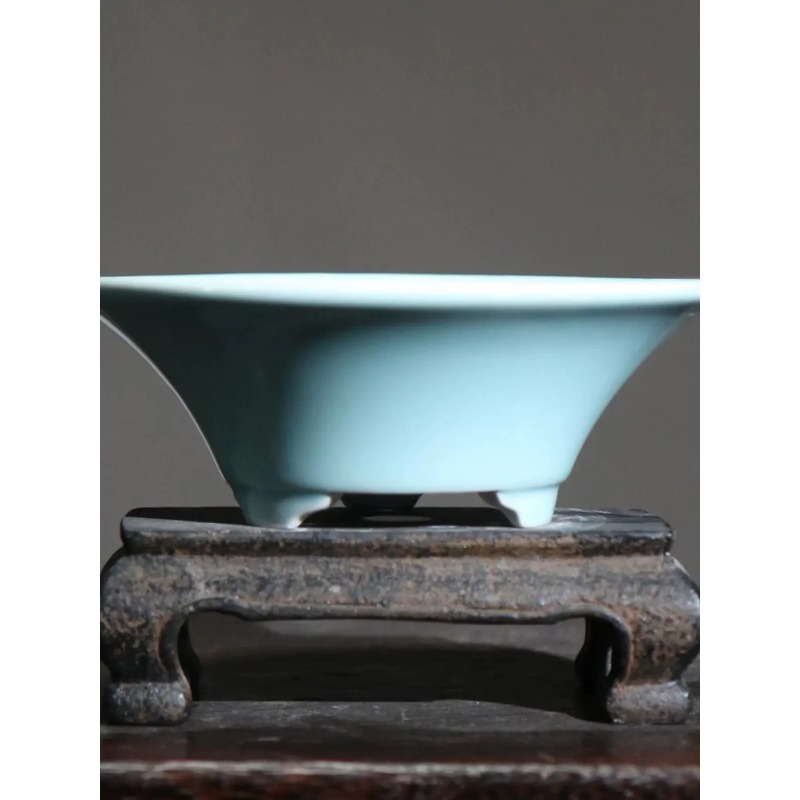 Porcelain Colorful Glazed Roun - đánh giá và giá Bonsai Garden China