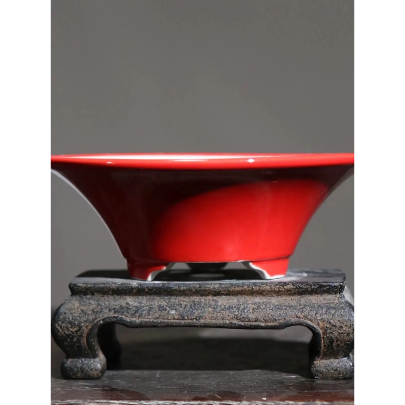 Porcelain Colorful Glazed Roun - đánh giá và giá Bonsai Garden China