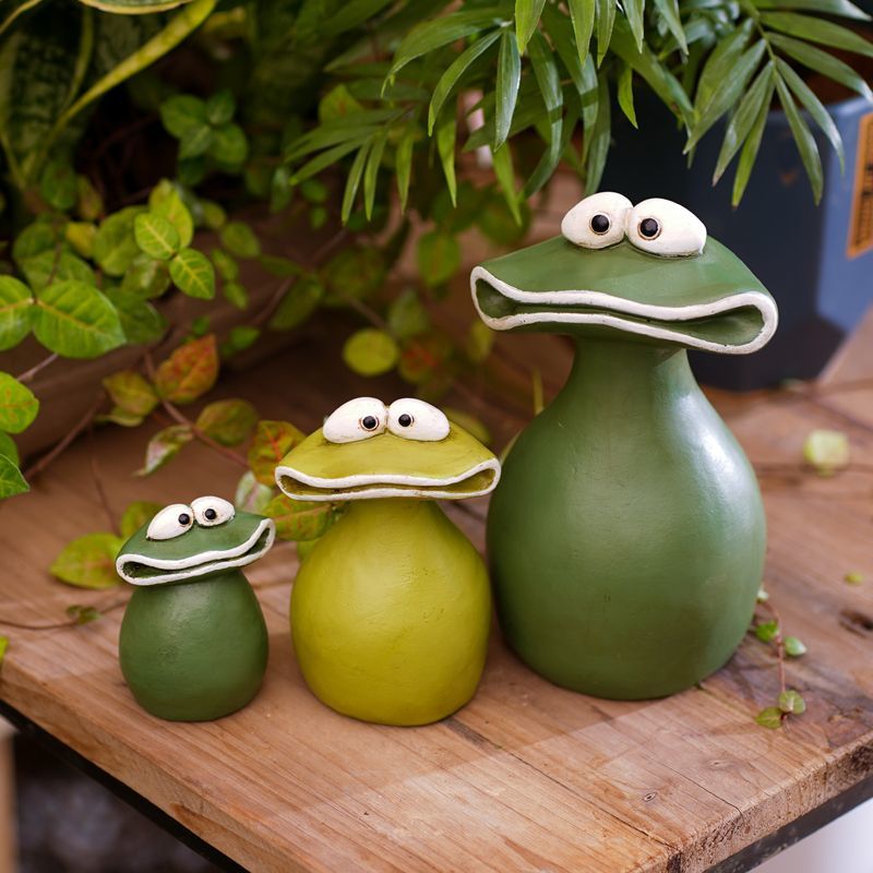 Cartoon Big Mouth Frog Garden  - đánh giá và giá Bonsai Garden China
