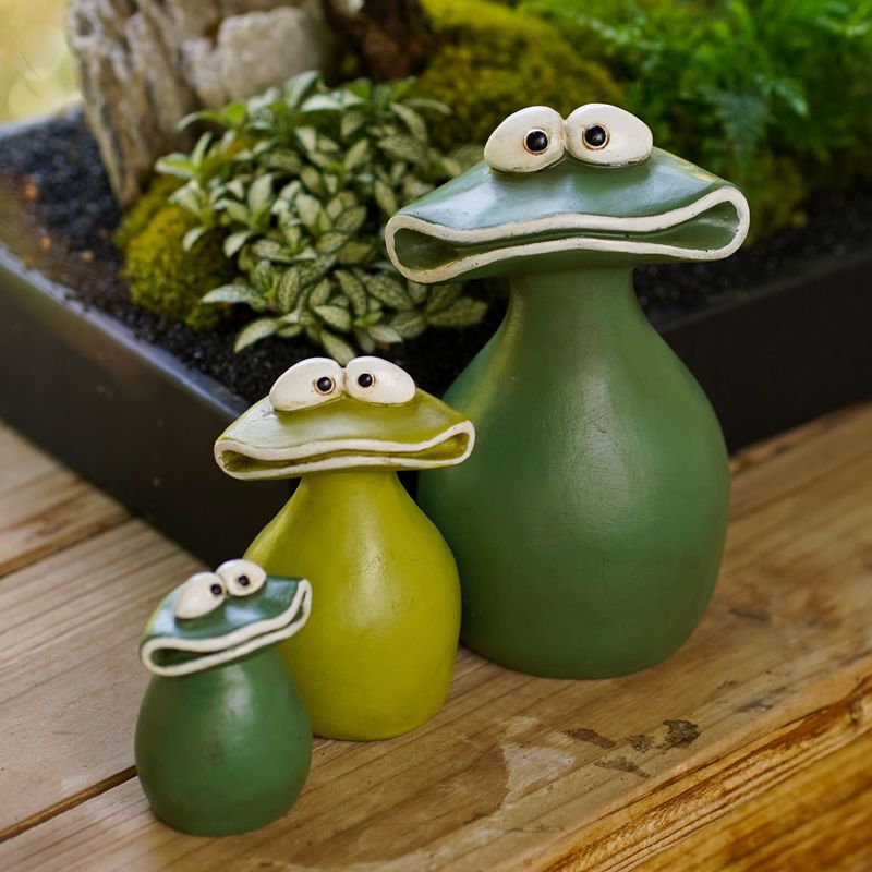 Cartoon Big Mouth Frog Garden  - đánh giá và giá Bonsai Garden China