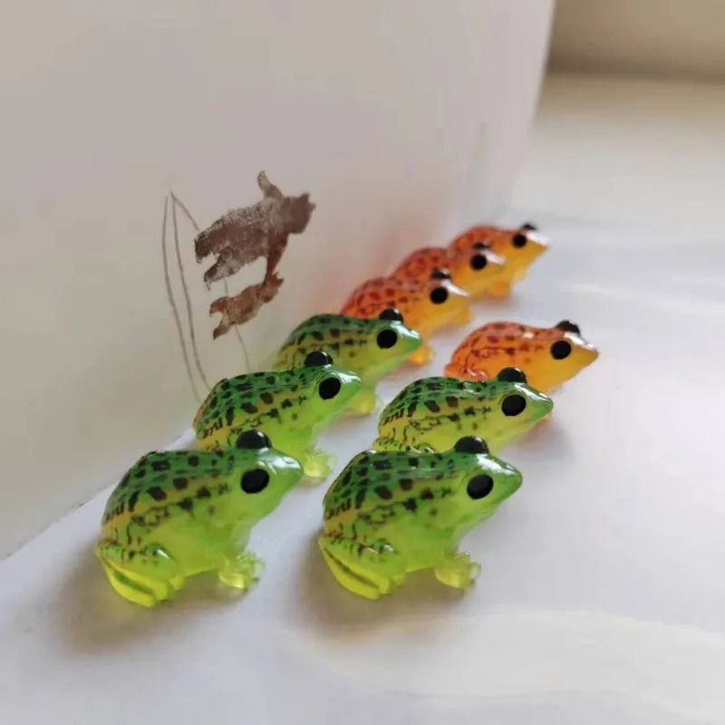 Lovely Tiny Orange Green Frogs - đánh giá và giá Bonsai Garden China